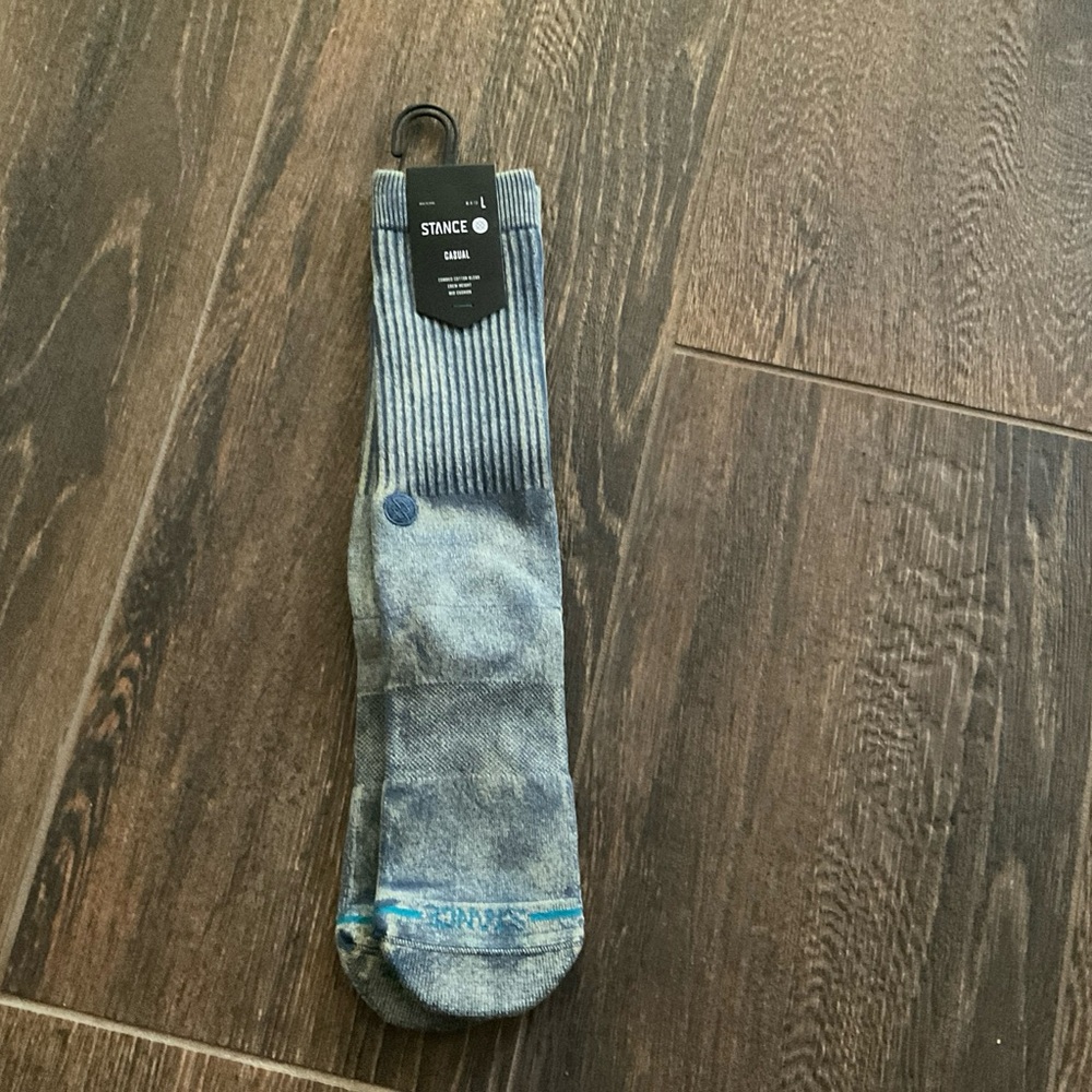 Stance Blue Icon Dyed Crew Casual Socks